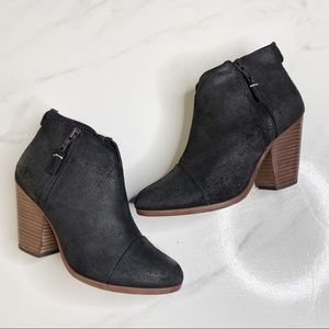 Rag & Bone Black Margot Distressed Booties 37